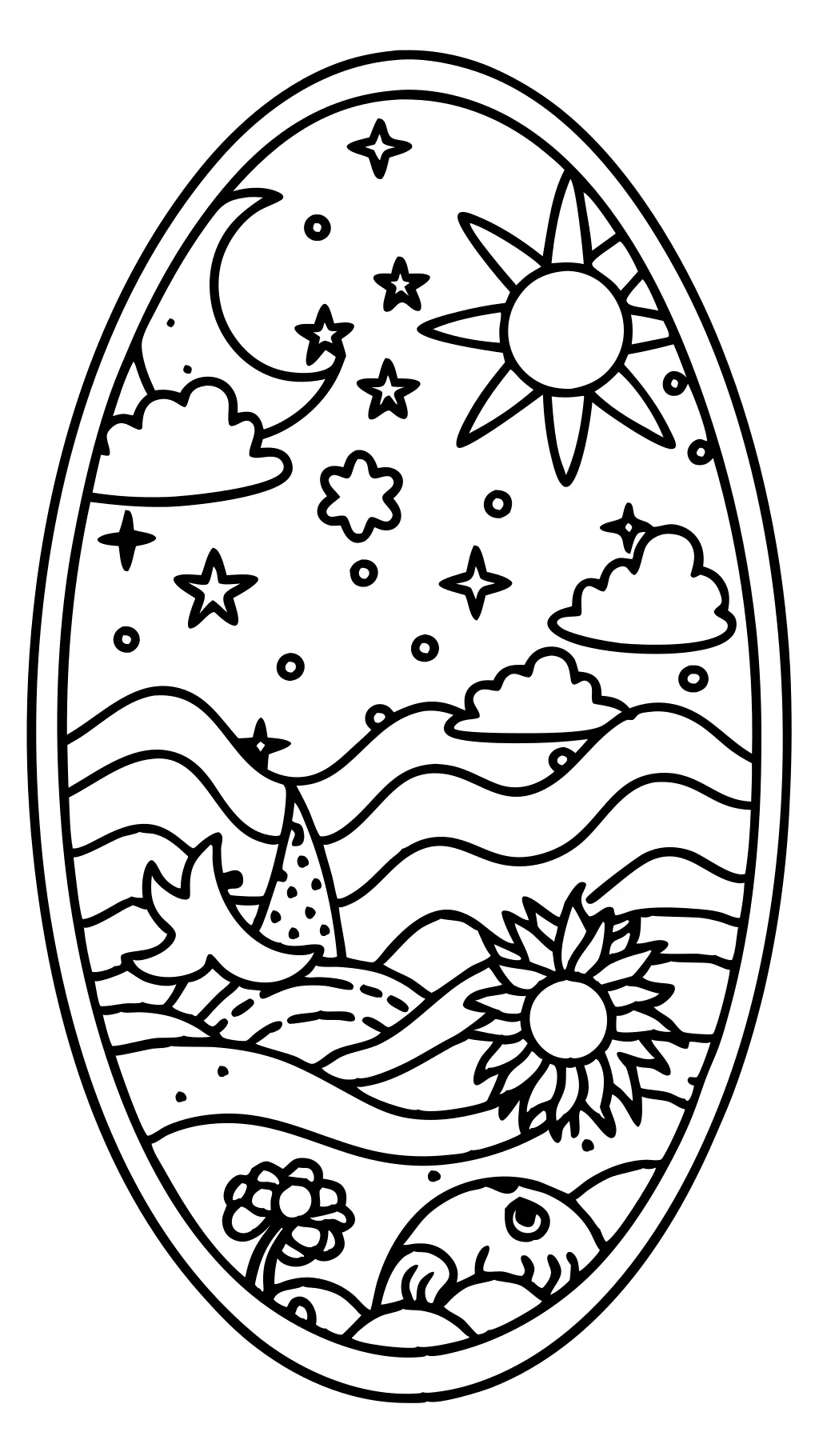 creation coloring page